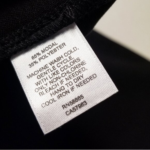 Halogen Nordstrom Twist Front Knit Sheath Dress In Black Size M Modal Blend $79 - Picture 12 of 15